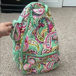 Vera Bradley Tutti Fruiti Tennis Paisley Women's Backpack Pickleball